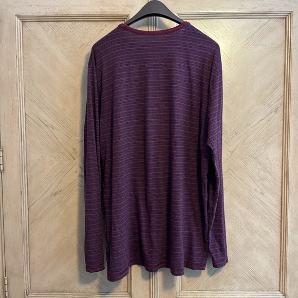 Patagonia Mens Red Striped LS - XL - Picture 2 of 3